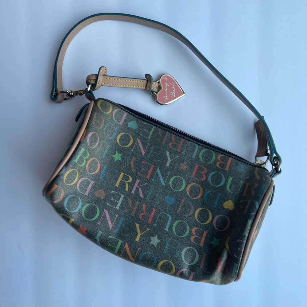 Dooney And Bourke IT Bag Black Rainbow Letter Mini Bag